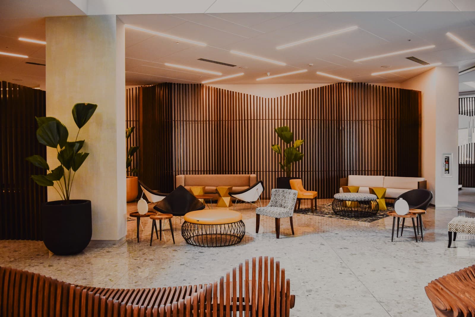 Contemporary hospitality interior